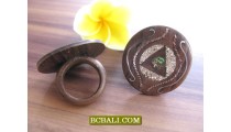 Handmade Fashion Finger Rings Ethnic by Wood 